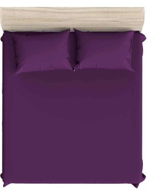 Zambak Tekstil Çift Kişilik Battal Lastikli Çarşaf Seti  Pamuklu