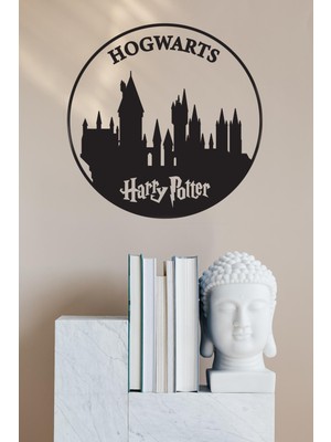 Gifi Duvar Sticker Harry Potter Hogwarts Bina Lisanslı Tasarım 30X30CM