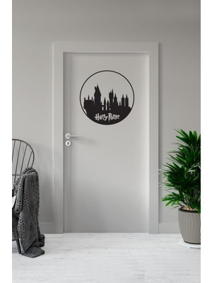 Gifi Duvar Sticker Harry Potter Hogwarts Bina Lisanslı Tasarım 30X30CM