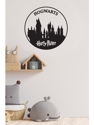 Gifi Duvar Sticker Harry Potter Hogwarts Bina Lisanslı Tasarım 30X30CM