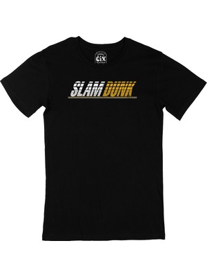 Cix Slam Dunk Basket Siyah T-Shirt