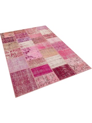 Sempati Halı Eşsiz Güzelliğe Sahip Patchwork El Dokuma Halı 160 x 230 cm 5840