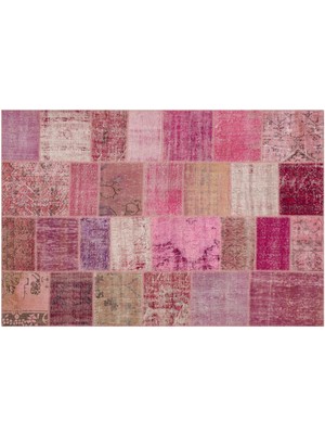 Sempati Halı Eşsiz Güzelliğe Sahip Patchwork El Dokuma Halı 160 x 230 cm 5840