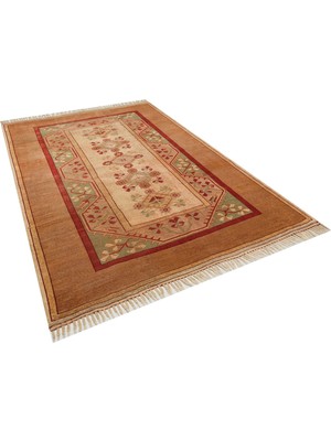 Özel  Vintage Eskitme El Dokuma Halı 202 x 298 cm 8267