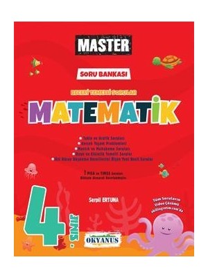 Okyanus Yayınları 4. Sınıf Master Matematik Soru Bankası - Okyanus Yayınları