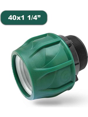 Poelsan Kablin Erkek Adaptör 40X1 1/4" Sulama Borusu Bağlantı Malzemeleri