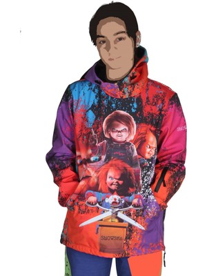 Snowsea Chucky Tasarım Kız Çocuk Snowboard & Kayak Montu SS7734