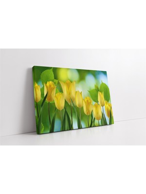 Tablosan Sarı Laleler Kanvas Tablo