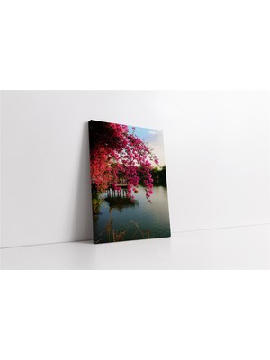 Tablosan Huzur Veren Göl Kanvas Tablo