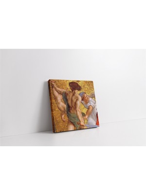 Tablosan Judgment Of Solomon Kanvas Tablo