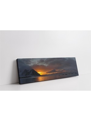 Tablosan Gün Batımı ve Deniz Kanvas Tablo