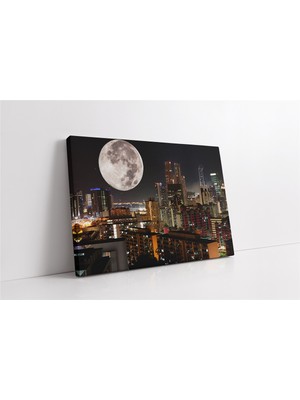 Tablosan New York Gece Kanvas Tablo