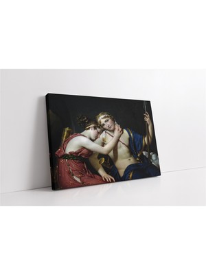 Tablosan Telemachus ve Eucharis Kanvas Tablo