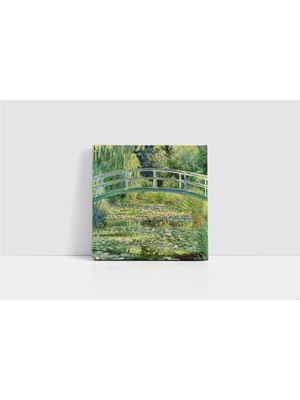 Tablosan Water Lilies And Japanese Bridge Kanvas Tablo