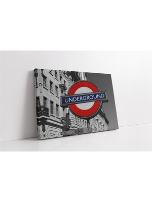 Tablosan Siyah Beyaz Şehir Kanvas Tablo