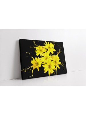 Tablosan Sarı Çiçek Kanvas Tablo