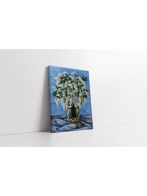 Tablosan Vazoda Çiçekler Kanvas Tablo