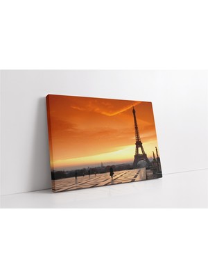 Tablosan Fransa Eyfel Kulesi Kanvas Tablo