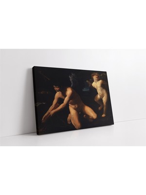 Tablosan Crowned Sevgi ve Saygısız Aşk Kanvas Tablo