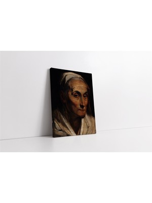 Tablosan Yaşlı Kadın Kanvas Tablo