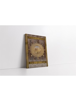 Tablosan Muhammed Lafzı ve Osmanlı Kapısı Kanvas Tablo