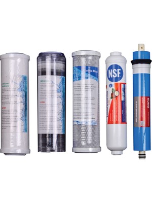 Ihlas Aura Cebilon Su Arıtma Cihazı Uyumlu Lg Membranlı 5'li Filtre Seti