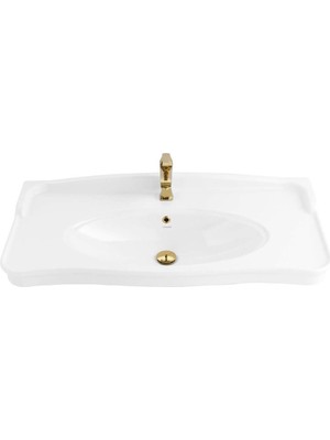 Creavit Antik 50X100 cm Duvara Monte Lavabo AN100