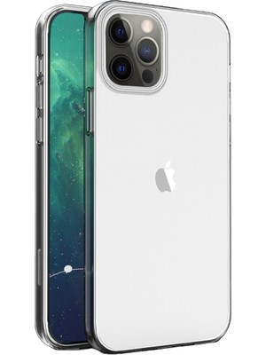 Bikapak Eco Silikon iPhone 12 Pro Max Şeffaf Kapak