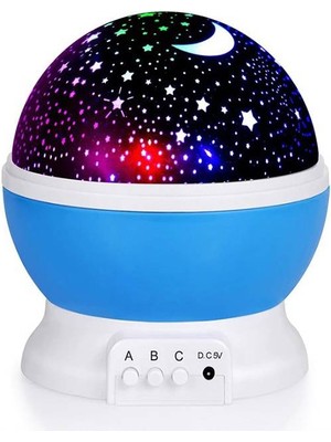 Lilibeaty Dönen Star Master Gece Lambası