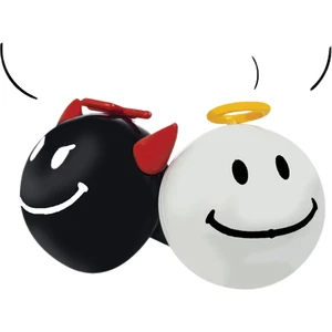 Oto Petek Kalorifer Kokusu Melek Şeytan Sevimli Emoji Araba Parfümü