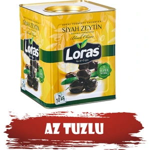 Gemlik Siyah Zeytin Teneke Süper 10 kg