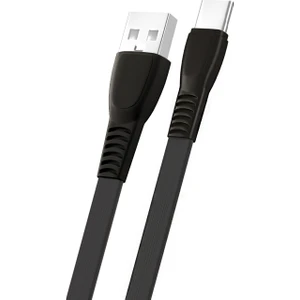 Fit Plus Flat FS-403 Type-C Data/şarj Kablosu 2.4A 1mt