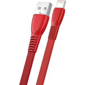 Fit Plus Flat FS-402 Lightning Data/şarj Kablosu 2.4A 1mt