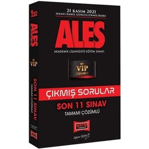 Yargı Yayınevi ALES Son 11 Sınav Tamamı Çözümlü Çıkmış Sorular