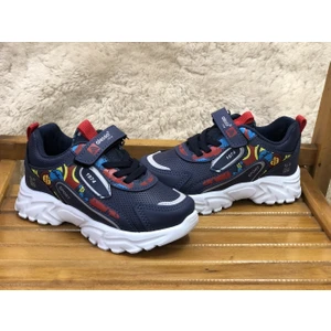 Çocuk Kışlık Kalın Taban Renkli Spor Ayakkabı