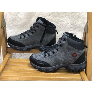 Garson Boy Fermuarlı Autdor Içi Tüylü Spor Çocuk Botu