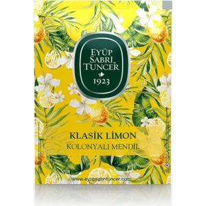 Eyüp Sabri Tuncer Klasik Limon Kolonyalı Mendil 9X12 cm (Büyük) - 30'lu