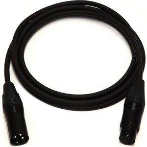 Klotz & Neutrik Tam Bakır Xlr Erkek - Xlr Dişi Black Mikrofon Kablosu Siyah - 1 Metre