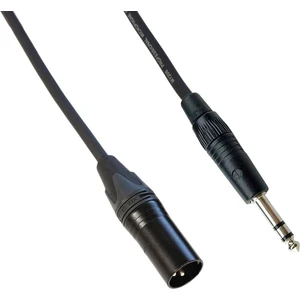 Klotz & Neutrik Balanslı Xlr Erkek - 1/4'' Trs Jack Hoparlör Kablosu Mavi - 3 Metre