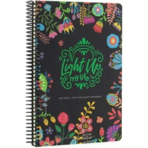 Best Notes Light Up My Life Spiralli Sert Kapak 120 Yaprak 17X24 Çizgili Defter