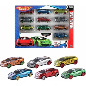 Metal 10'lu Araba Set Demir Diecast Arabalar