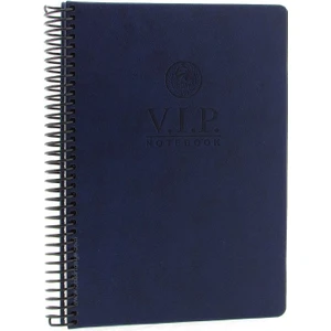 Vip Lacivert Spiralli Sert Kapak 140 Yaprak A4 Kareli Defter