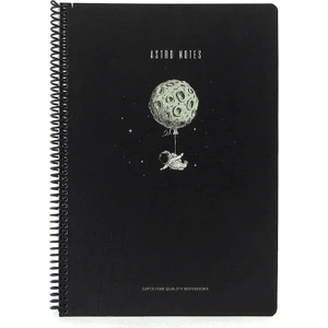 Astro Notes Balon 2 Spiralli Karton Kapak 100 Yaprak A4 Çizgili Defter