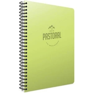 Pastoral Spiralli Yeşil Plastik Kapak 72 Yaprak A4 Çizgisiz Defter