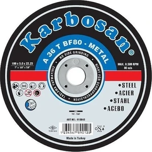 Metal Kesme Kesici 180X3X22 mm 5 Adet