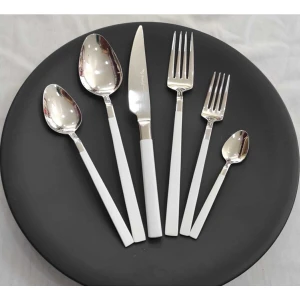 Stayle 36 Parça Beyaz Çelik Çatal Kaşık Bıçak Seti