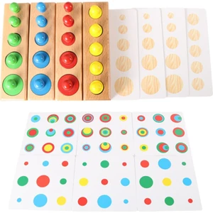 Montessori Eğitici Oyuncak Çocuklar Ahşap Bulmaca Öğrenme Style1 Için Istifleme1 (Yurt Dışından)