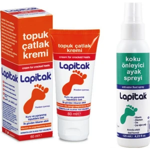 2'li Set Topuk Çatlak 60 ml + Ayak Spreyi 125 ml