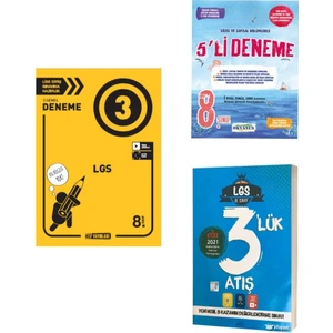Okyanus Yayınları 8. Sınıf LGS Denemeleri Okyanus Yayınları 5'li Deneme , Hız Yayınları LGS 3’ Lü Deneme ve Oskar LGS Denemeleri (Ciltli)