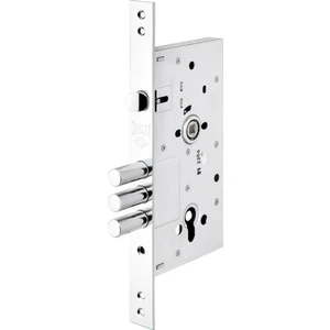 Kale 252 Monoblok Çelik Kapı Kilidi-Krom-Sn Nikel Silindirli ( 60MM - 68MM )